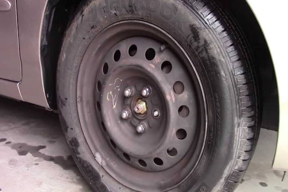 Broken Car Wheel